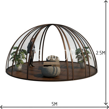 Беседка-купол Igloo Dom 5 (диаметр 5 м, высота 2,5 м)